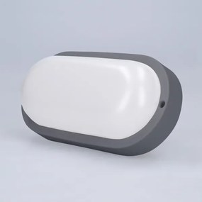 Solight WO744-G- Applique a LED da esterno LED/13W/230V 4000K IP54 grigio ovale