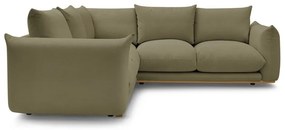 Divano angolare in verde chiaro Ernest – Bobochic Paris