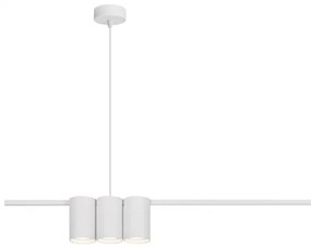 Lampadario a sospensione con filo GENESIS 5xGU10/8W/230V bianco