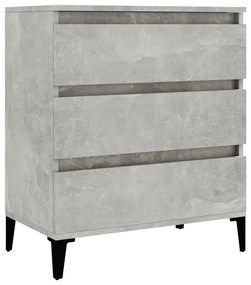 Credenza Grigio Cemento 60x35x70 cm in Legno Multistrato