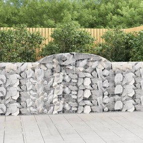 Cesti Gabbioni Ad Arco 7 Pz 300x30x100/120 Cm Ferro Zincato /