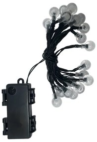 Catena luminosa natalizia LED per esterni 20xLED/2xAA 2,2 m IP44 multicolore