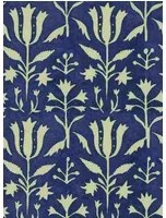 Mindthegap Carta da parati Tulipan - Indigo/ Beige