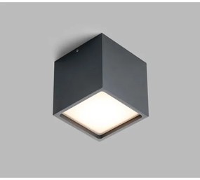 LED2 - Plafoniera LED da esterno CUBE LED/12W/230V antracite IP54