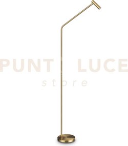 Easy lampada da terra in metallo orientabile con interruttore led 3...