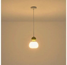 Lampadario a sospensione con filo 1xG9/7W/230V bianco/verde