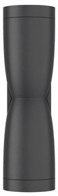 Applique Conica a Clessidra Bidirezionale IP65 GU10 - Nera