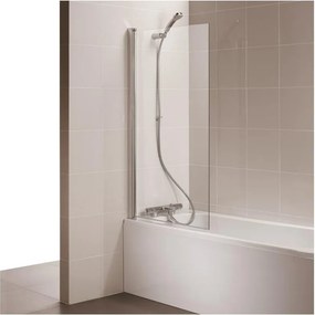 Parete vasca Connect L 80 X H 140 cm, angolo squadrato
