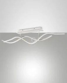 Sinuo plafoniera moderna bianca a led 3000k - 36w - 3880 lm dimmera...