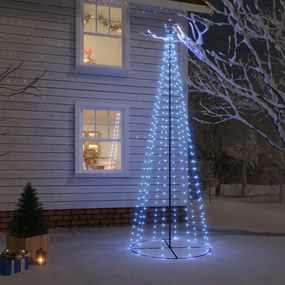 Albero di Natale a Cono Blu con LED, 100x300 cm / 310