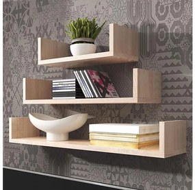 SET 3x Mensola TRIO beige