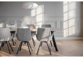 Set di sedie da pranzo grigia in imbottito 2 pz Norwell – Rowico