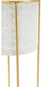 Set di 2 piedistalli per piante in metallo ø 17 cm altezza 46 cm Whity - Mauro Ferretti