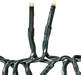 Nedis CLCS1512- Catena di Natale da esterno LED 1512xLED/7 funzioni 14m IP44 bianco caldo