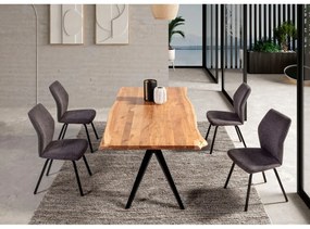 Tavolo da pranzo con piano in acacia 100x200 cm Mudri – MOME