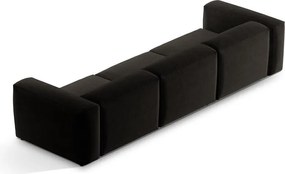 Divano nero 364 cm Bergamo – Cosmopolitan Design