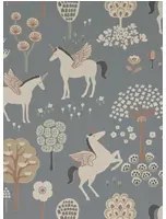 Majvillan Carta da parati True Unicorns - Evening Blue