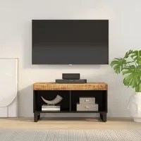 Mobile Porta TV 85x33x43,5 cm in Legno Massello di Mangocod mxl 79615