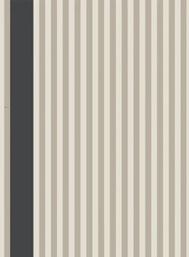 Farrow & Ball Carta da parati Stripe - Liquorice/ Roasted Macadamia