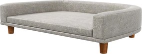 Cuccia per Cani di Taglia Grande Divano con Cuscino Sfoderabile 98x67x25 cm Grigio...