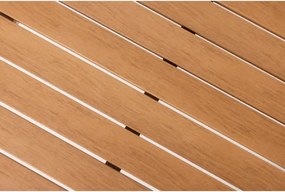 Salotto Da Esterno 5 Posti In Alluminio Con Tavolino E Cuscini Boston Avorio