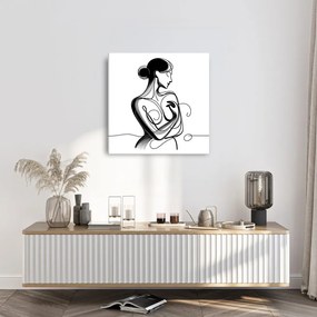 Quadro su tela – Linee di eleganza femminile