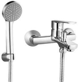 Set miscelatori lavabo bidet e vasca con kit doccia serie Juliette