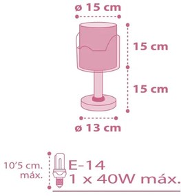 Dalber 61331S - Lampada per bambini LITTLE ELEPHANT 1xE14/40W/230V