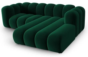 Divano angolare verde scuro ad angolo destro Lupine - Micadoni Home