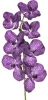 Set 3 Orchidea Artificiali Vanda Altezza 100 cm Blu