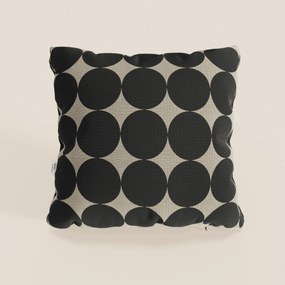 Dot cuscini geometrici disponibile in diversi colori in tessuto Idrorepellente tortora