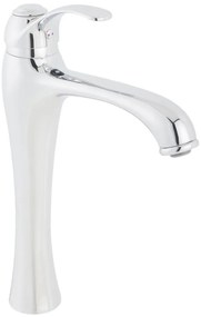 Rubinetto per lavabo MAUNA cromato lucido SENSEA H 31 cm
