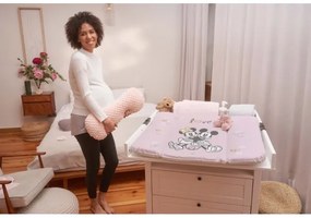 CebaBaby - Fasciatoio triangolare DISNEY 70x50 cm rosa