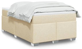 Giroletto A Molle Con Materasso Crema 120x200 Cm İn Tessuto /