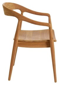 Sedie da pranzo in colore naturale Palos - Light &amp; Living