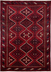 Lori Tappeto 230x310 Rosso (Iran) Annodato A Mano