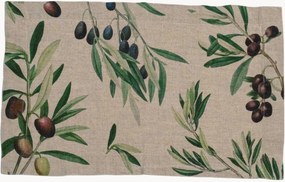 Set di 2 tovagliette in lino Olives