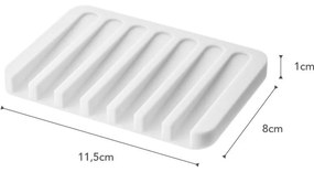 Tappeto di sapone bianco Flow - YAMAZAKI