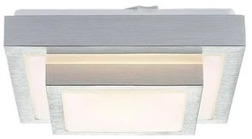 Mirco Square LED Plafoniera L27 Alu/White - Lindby