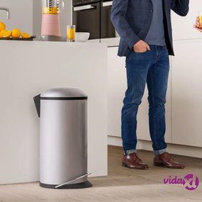 Hailo Pattumiera a Pedale Harmony L 20 L Argento