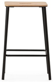 Set di sedie da bar nera 2 pz (altezza della seduta 65 cm) Abba – Marckeric