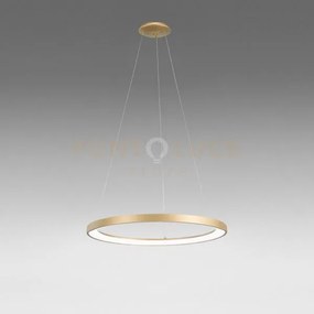Krizia s/g sospensione colore oro a led 3000k 4600lm 60w dimmerabil...
