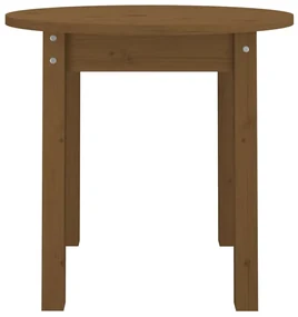 Tavolino da salotto miele Ø 45x40 cm in legno massello di pino