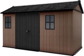 Casetta Da Giardino In Resina Newton Plus 7513/1375 Effetto Legno Keter