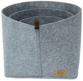 Organizer in feltro grigio, 24 x 16 cm Feli - Wenko