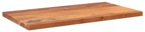 Piano tavolo 110x60x2,5 cm rettangolare legno massello acacia