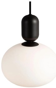 Nordlux - Lampadario a sospensione con filo NOTTI 1xE27/40W/230V nero