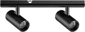 Stick spot double led cob bridgelux 6 w 24° 400 lm 2700 k nero