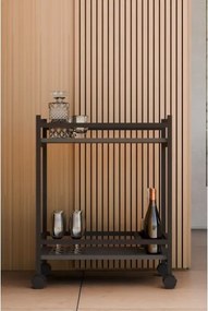 Carrello Portavivande Stile Industrial 60x34x76 Will Antracite