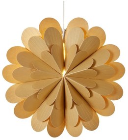 Decorazione luminosa a sospensione con motivo natalizio in oro ø 45 cm Maravilla - Markslöjd